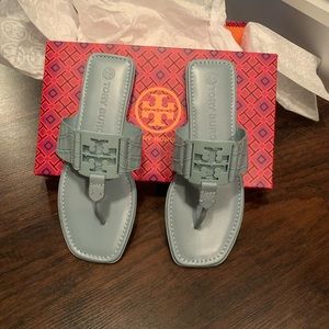 Brand New Tory Burch Blue Sandals